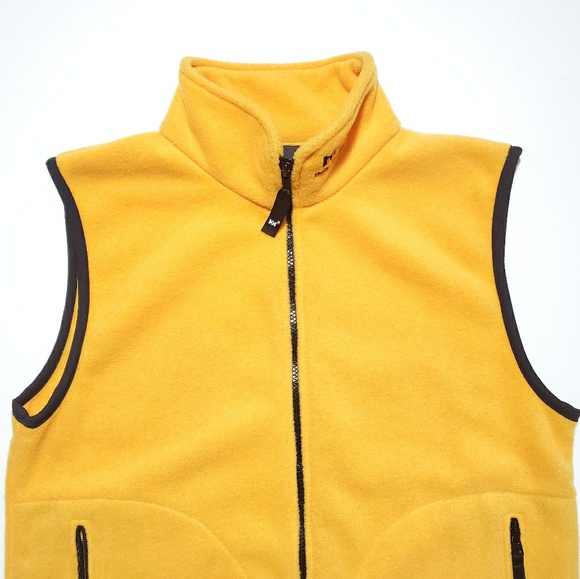 VTG Helly Hansen 90s Fleece Full Zip Pocket Vest - Picture 2 of 8